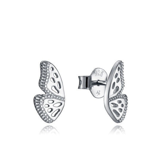 Elegante Viceroy oorbellen voor dames in sterling zilver 925 met vlinderdesign.