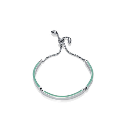 Viceroy armband voor dames met elegante afwerking in mintgroen en zilver.