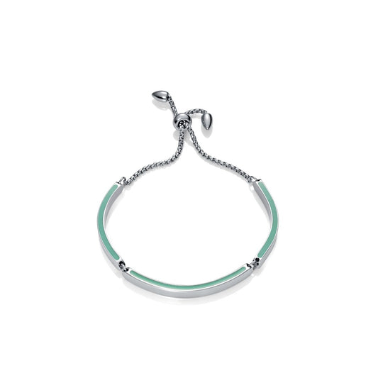 Viceroy armband voor dames met elegante afwerking in mintgroen en zilver.