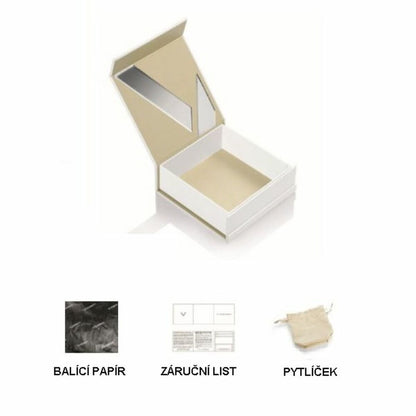 Open Viceroy sieraden doosje met beige binnenkant en accessoires voor veilige opslag.