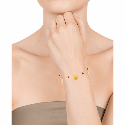 Viceroy armband voor dames met elegante gouden afwerking en kleurrijke details, gedragen om de pols.