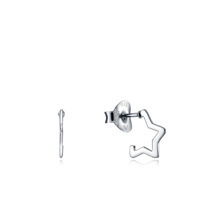 Elegante Viceroy oorbellen in sterling zilver met een verfijnd ontwerp.