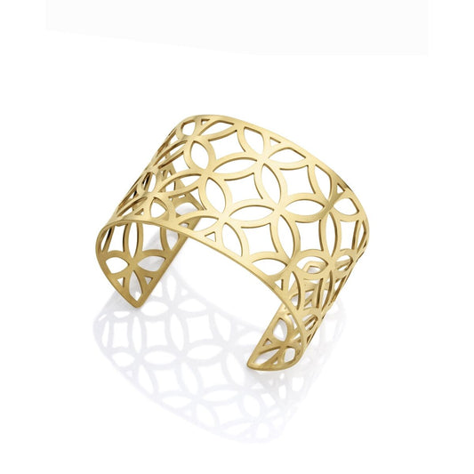 Viceroy damesarmband met elegant, opengewerkt ontwerp in goudkleur.