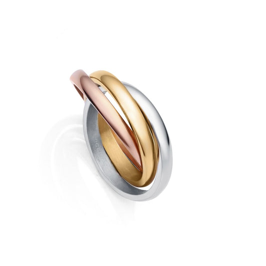 Elegante Viceroy ring voor dames met drie kleuren in een verfijnd ontwerp.