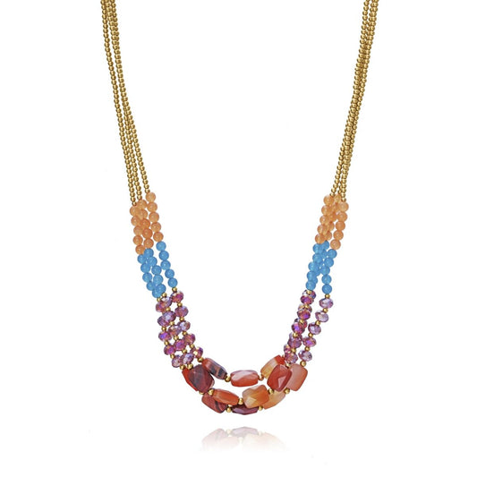 Viceroy ketting voor dames met een elegant design in kleurrijke steentjes en hoogwaardig metaal.