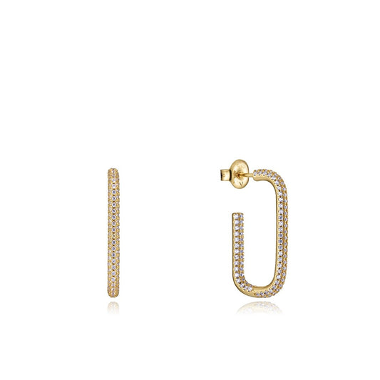 Viceroy oorbellen voor dames van sterling zilver met elegante, glinsterende details.