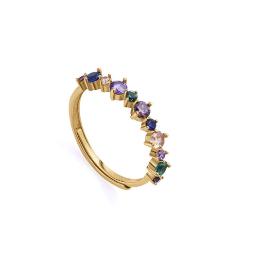 Viceroy ring voor dames met kleurrijke edelstenen in een elegant, tijdloos ontwerp.