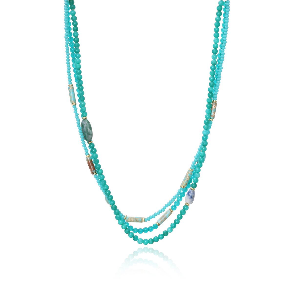 Stijlvolle Viceroy ketting voor dames met turquoise kralen en unieke details.