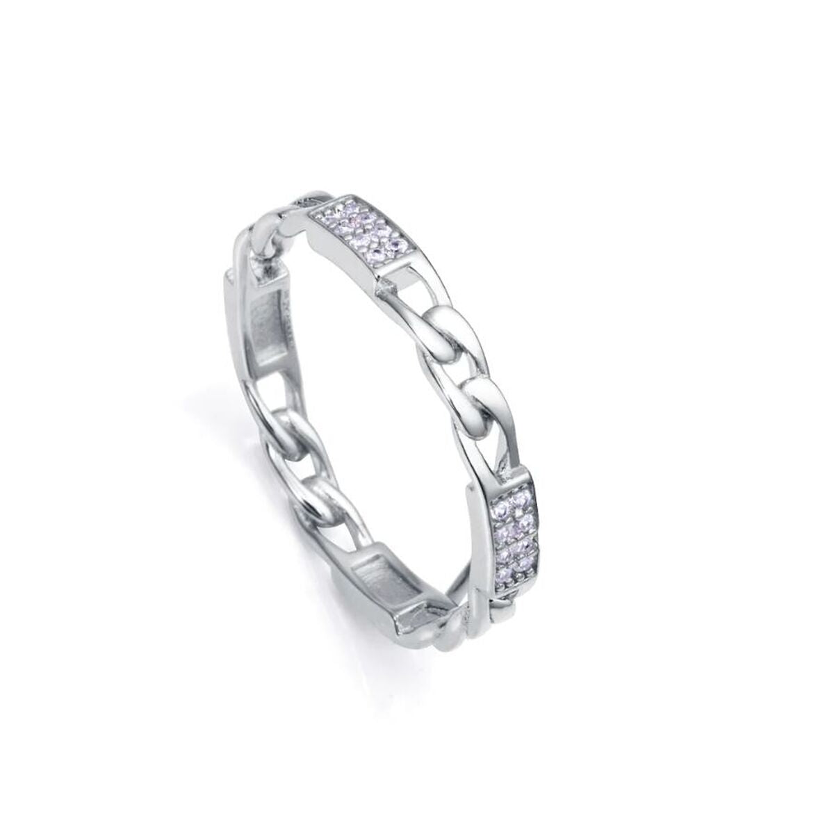 Elegante Viceroy ring voor dames van sterling zilver met sprankelende details.