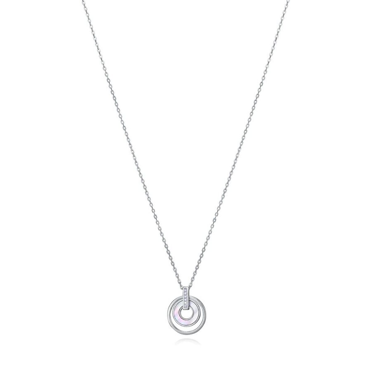 Viceroy damesketting met elegante cirkels in zilver en een subtiele kleuraccent.