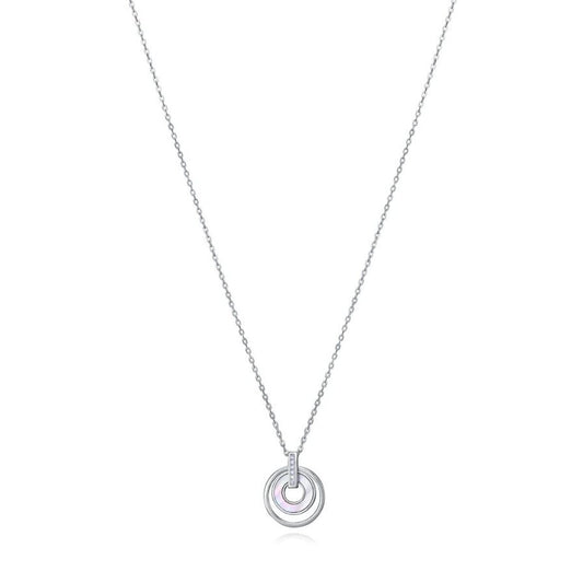 Viceroy damesketting met elegante cirkels in zilver en een subtiele kleuraccent.