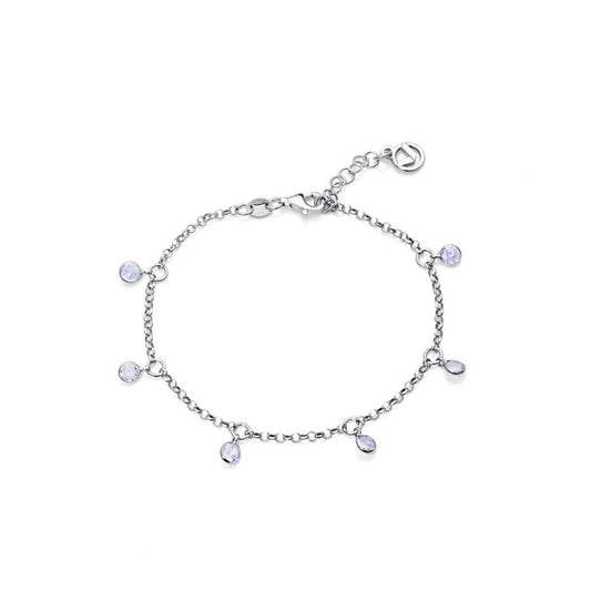 Viceroy armband voor dames van sterling zilver met elegante hangers.