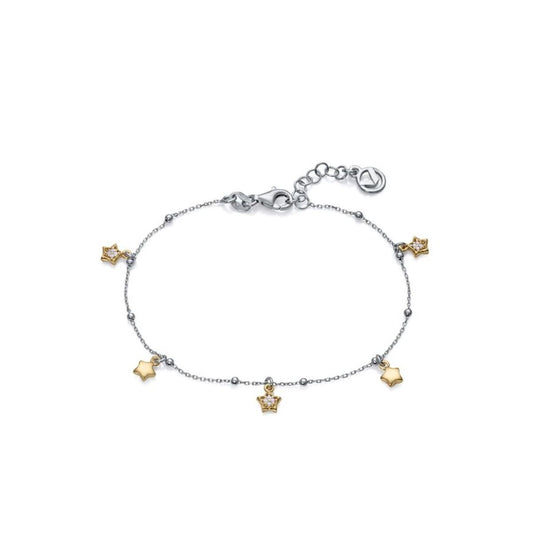 Viceroy armband voor dames in sterling zilver met elegante stervormige details.