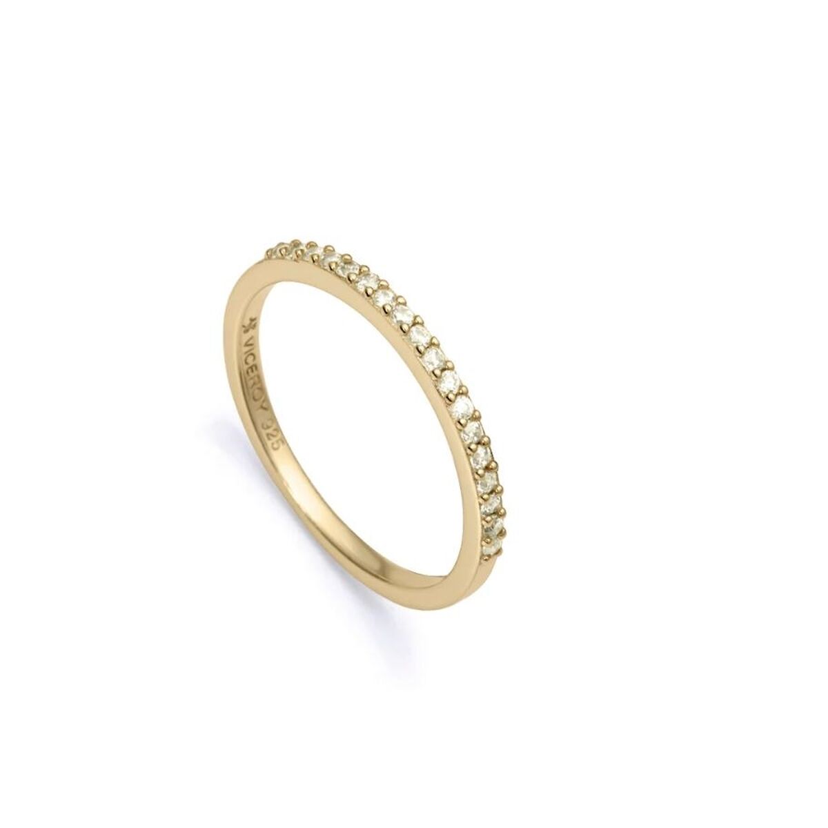 Viceroy ring voor dames van sterling zilver met elegante steentjes in een tijdloos ontwerp.