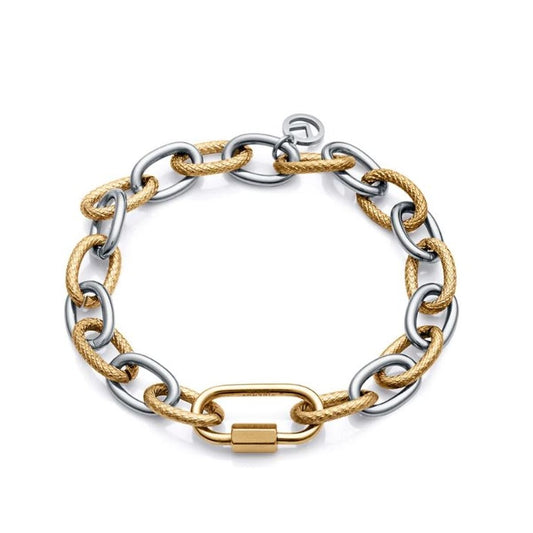 Viceroy dames armband in staal met luxe afwerking en gouden details.