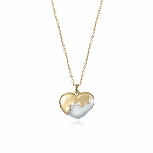 Viceroy dames ketting van sterling zilver met een elegant hartvormig ontwerp.