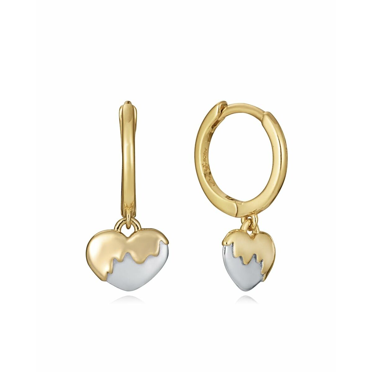 Viceroy oorbellen voor dames in sterling zilver 925 met elegante hartvormige hangers.