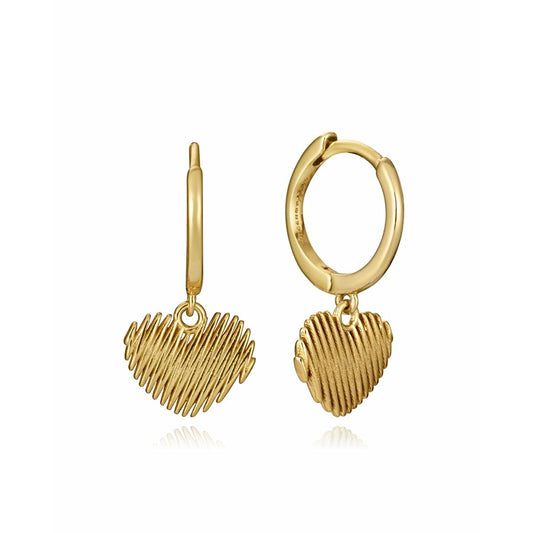Viceroy oorbellen voor dames in sterling zilver 925 met elegante hartvormige hangers.