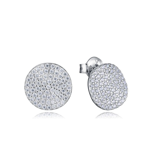 Viceroy dames oorbellen van sterling zilver 925 met elegante ronde, glinsterende details.