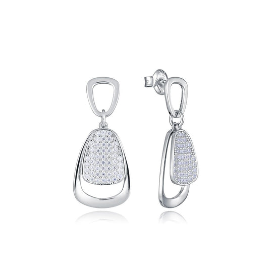 Viceroy oorbellen voor dames in elegant design van sterling zilver 925 met glinsterende details.