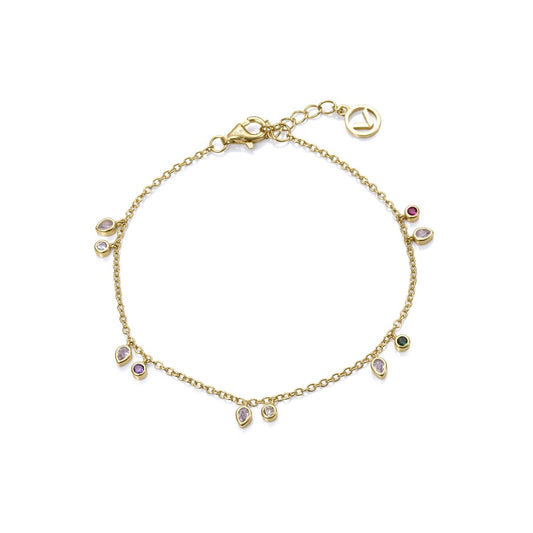 Viceroy damesarmband van sterling zilver met kleurrijke edelstenen en luxe ontwerp.