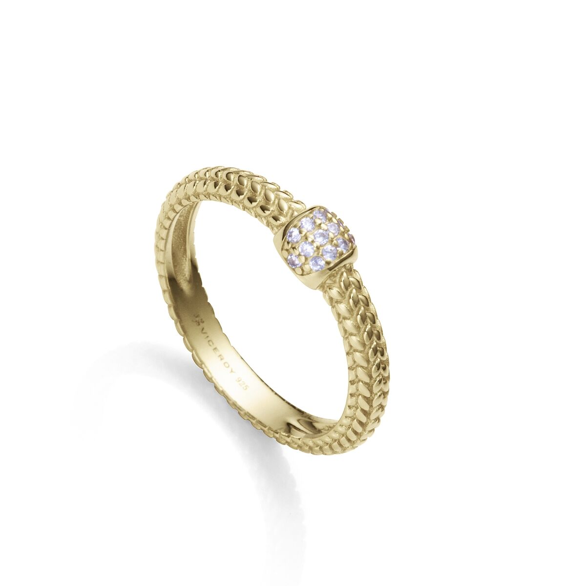 Viceroy ring voor dames van sterling zilver 925 met een elegante, glinsterende steen.