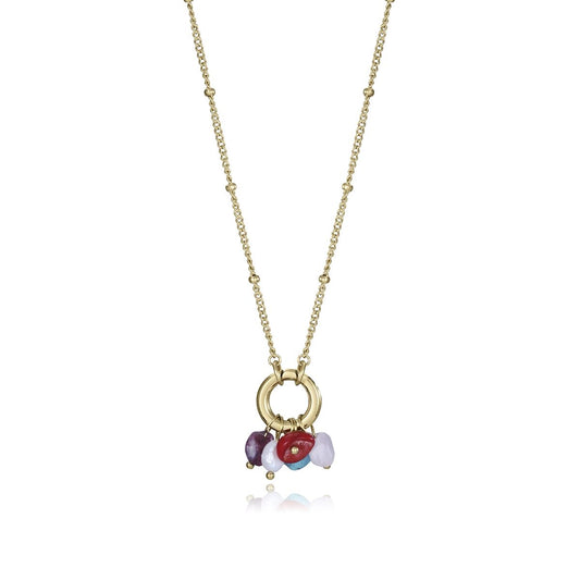 Viceroy damesketting in gouden kleur met elegante hangers en verfijnde details.