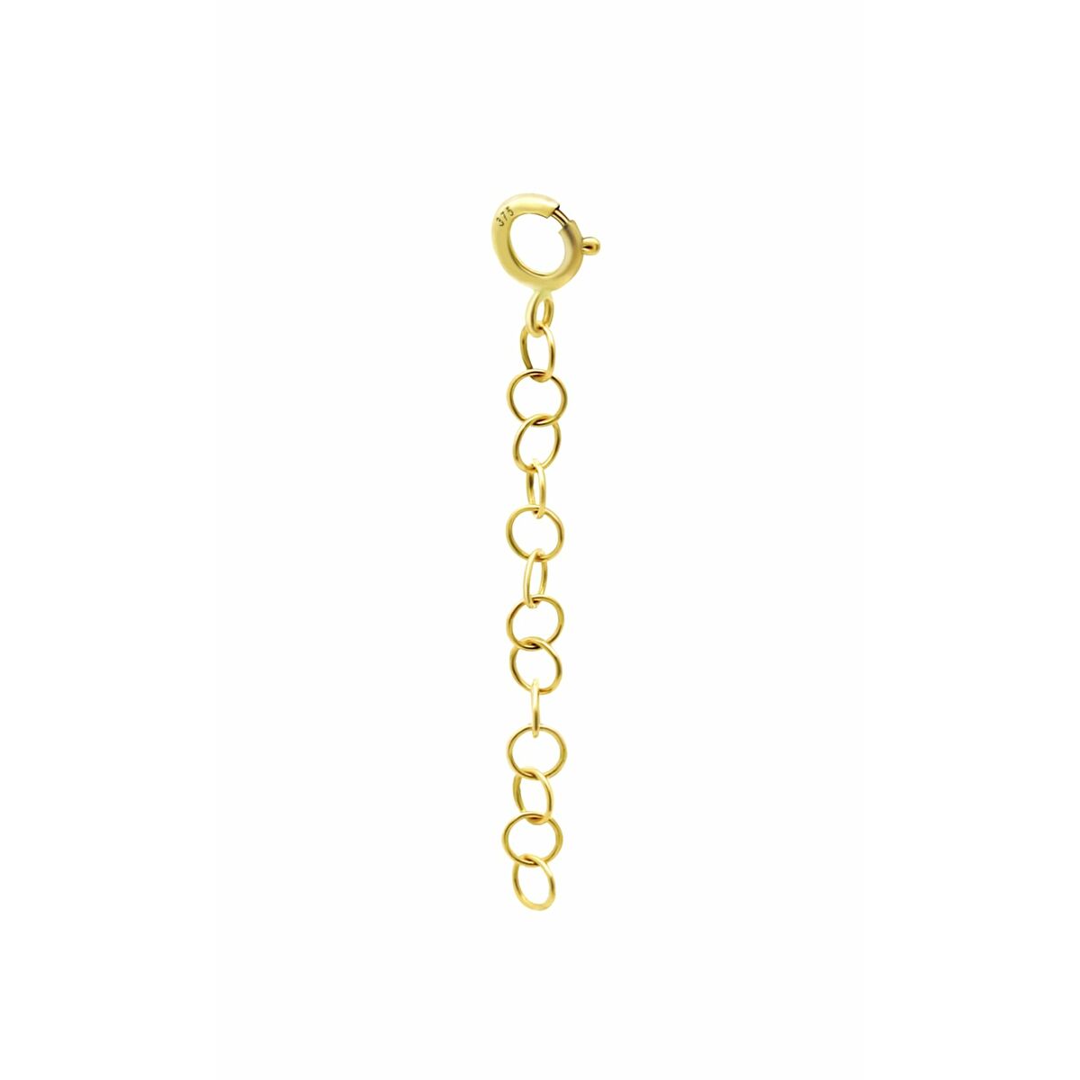 Gouden Lotus ketting voor dames met elegante schakels en sluiting.