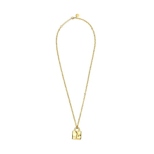 Gouden Radiant ketting met elegant hangslot, perfect voor elke gelegenheid.