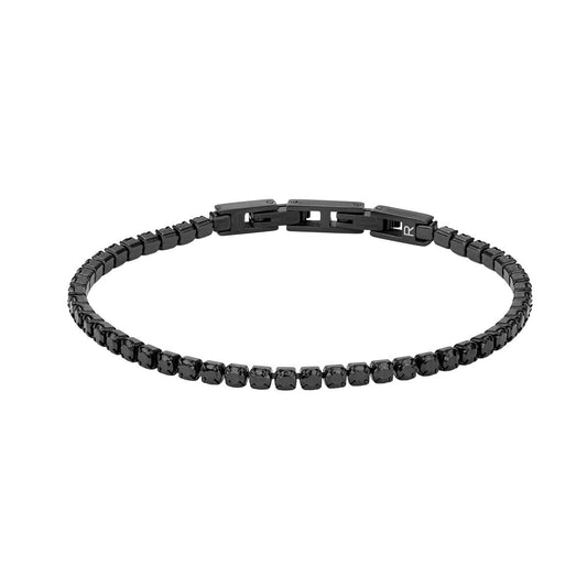 Zwart elegant Radiant horloge voor dames met glanzende details en een stijlvolle uitstraling.