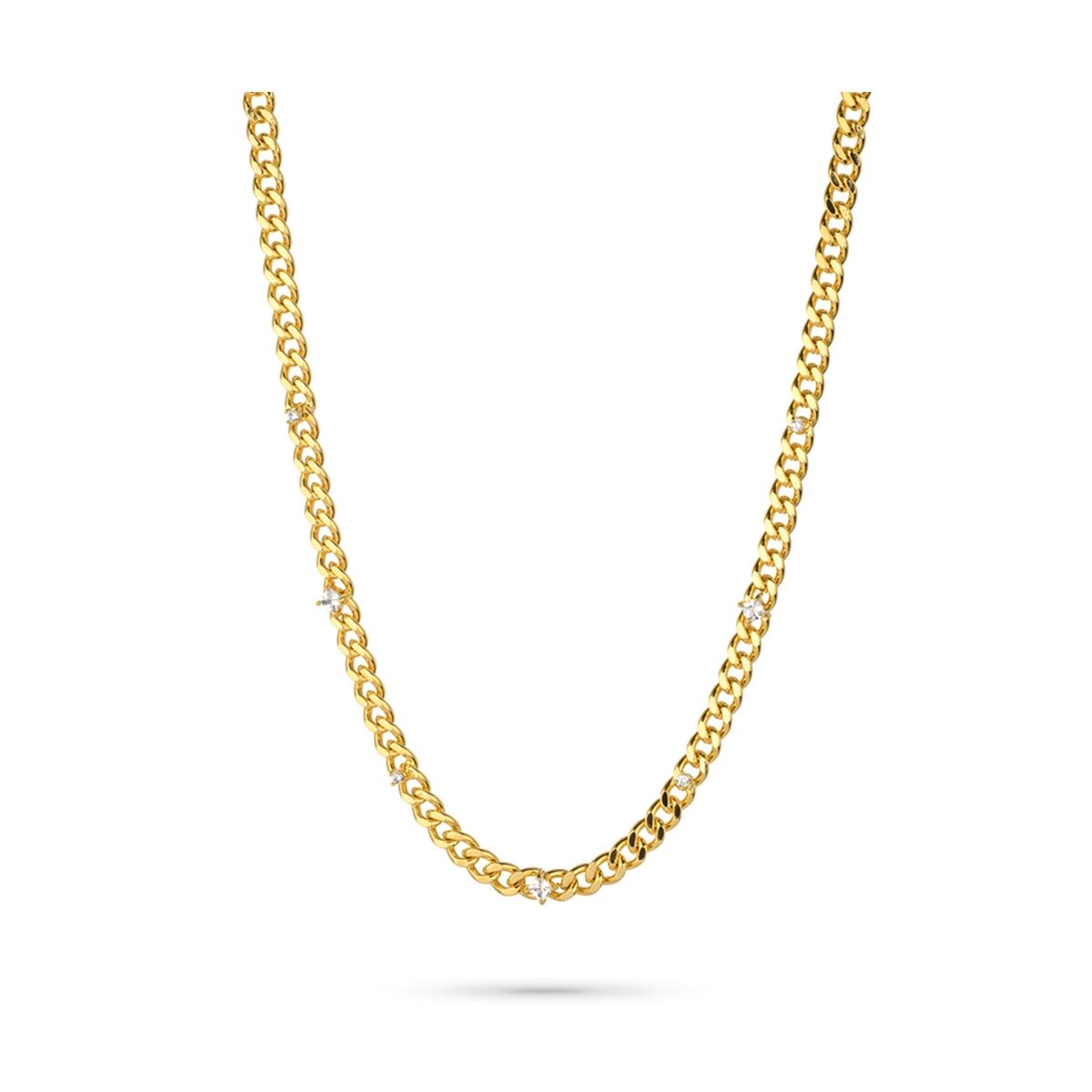 Gouden Radiant ketting met een elegant ontwerp en subtiele glinsterende details.