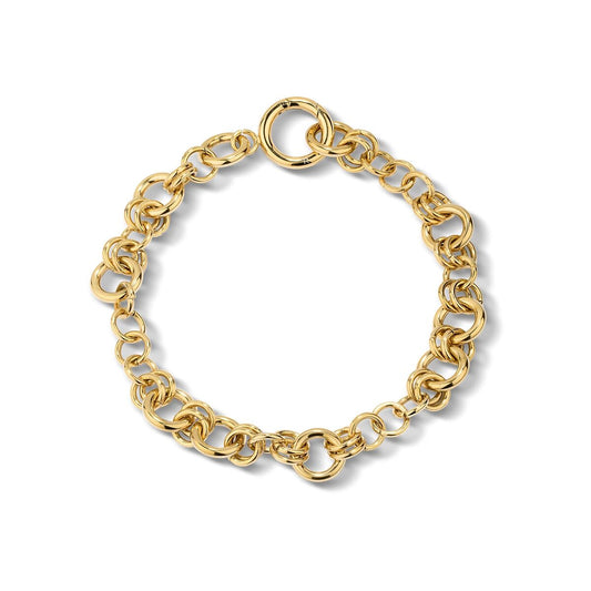 Gouden Radiant armband met een elegant en tijdloos ontwerp, perfect voor elke gelegenheid.