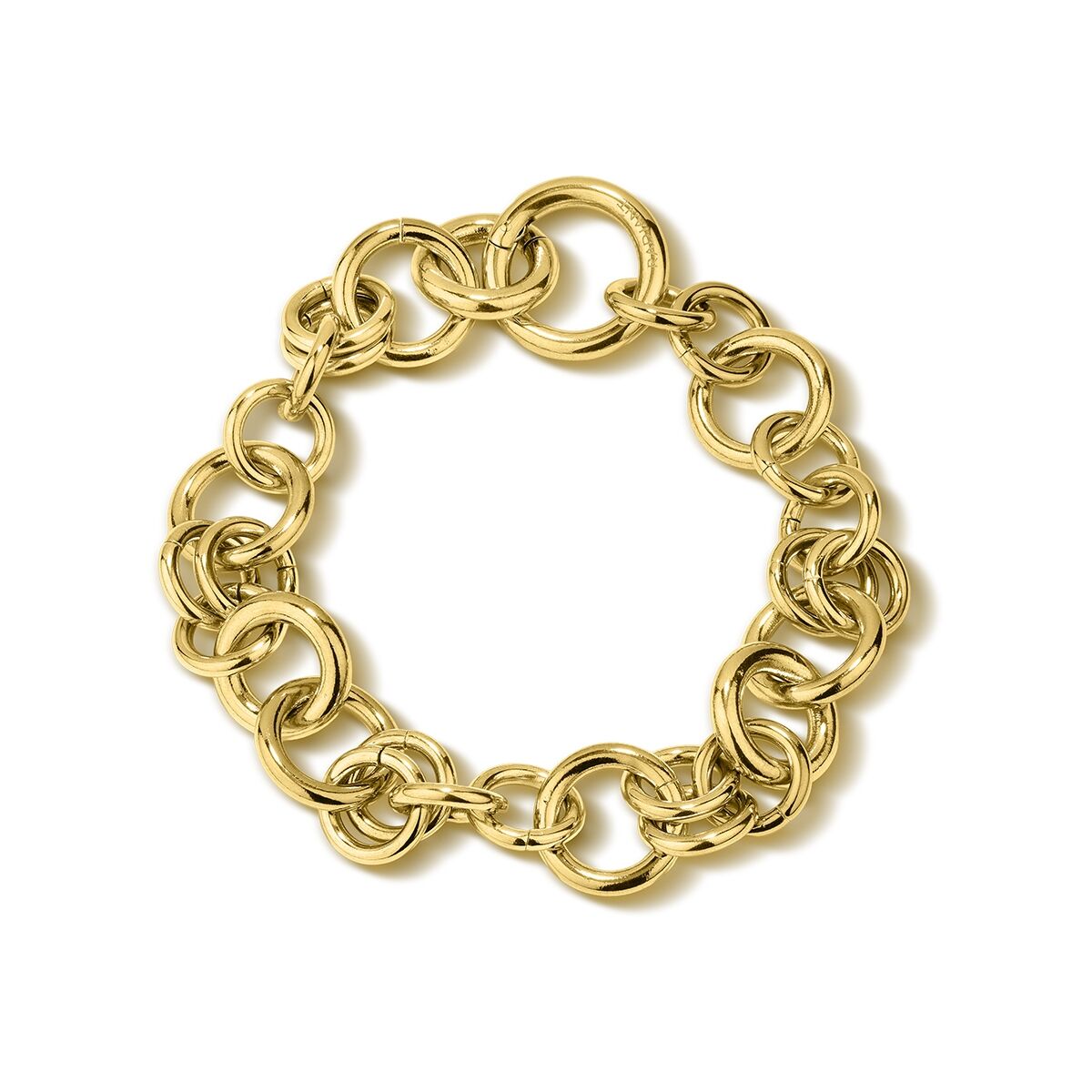 Gouden Radiant armband met een elegant, tijdloos ontwerp van schakels.