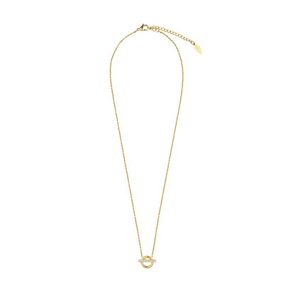 Gouden Radiant ketting met elegante afwerking en een verfijnd ontwerp.