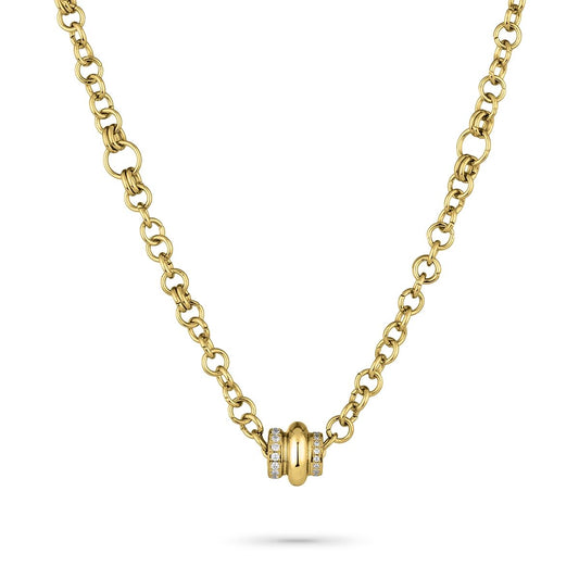 Gouden Radiant ketting met elegant design en een verfijnde sluiting.