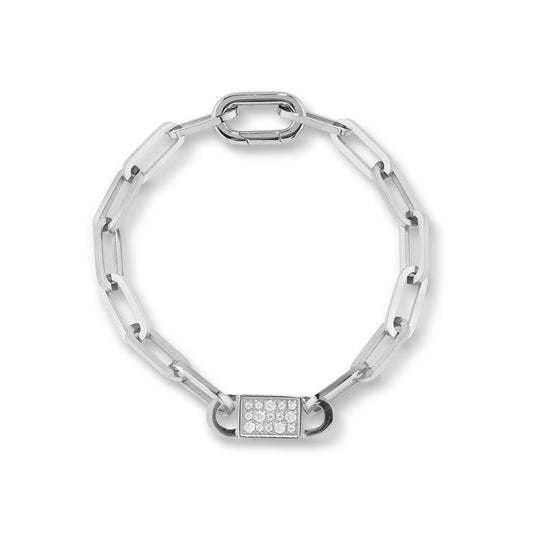 Zilverkleurige Radiant armband voor dames met elegant ontwerp en verfijnde details.