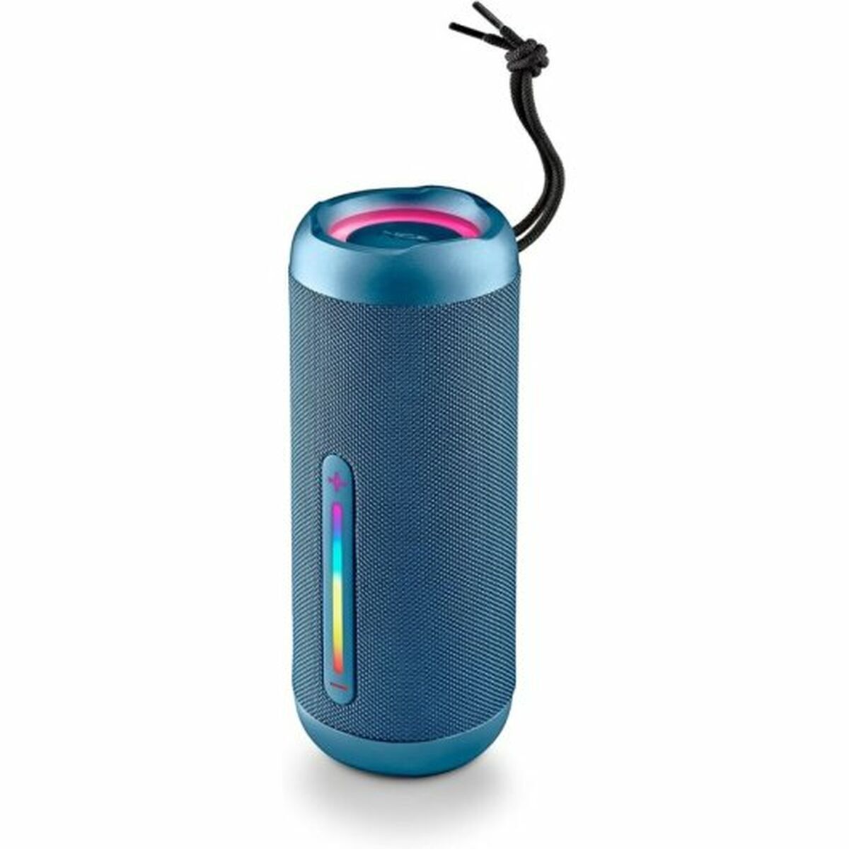 NGS Roller Furia 2 Blue Bluetooth-luidspreker in een cilindrische, waterbestendige uitvoering.