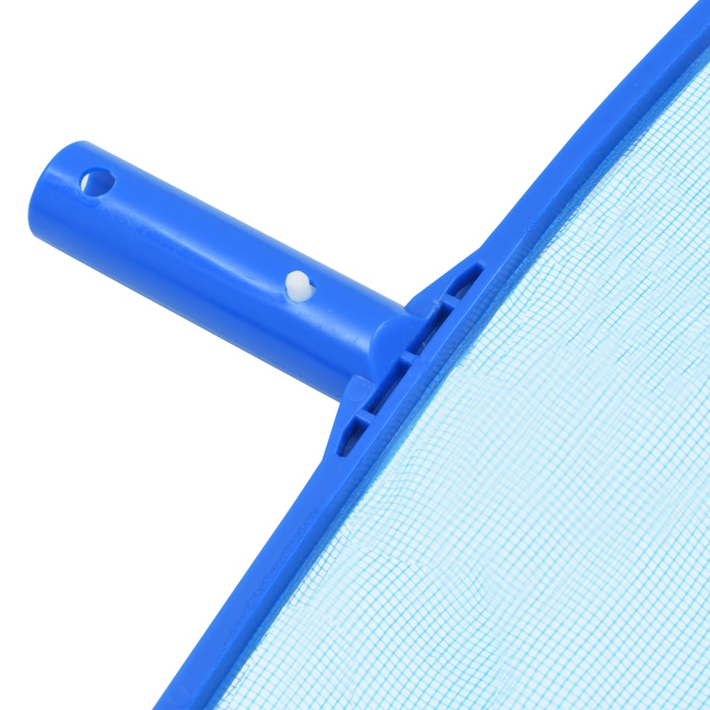 Detail van de blauwe opvangzak van de vidaXL zwembad onderhoudsset met handvat.