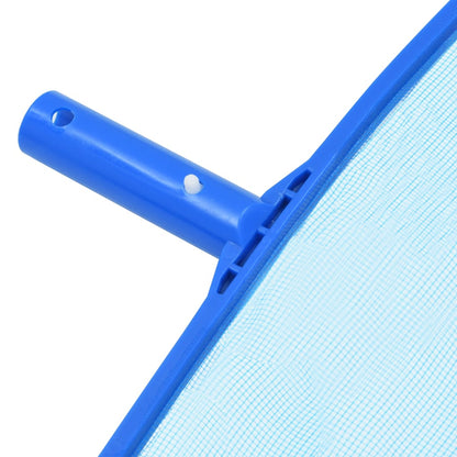 Detail van de blauwe opvangzak van de vidaXL zwembad onderhoudsset met handvat.