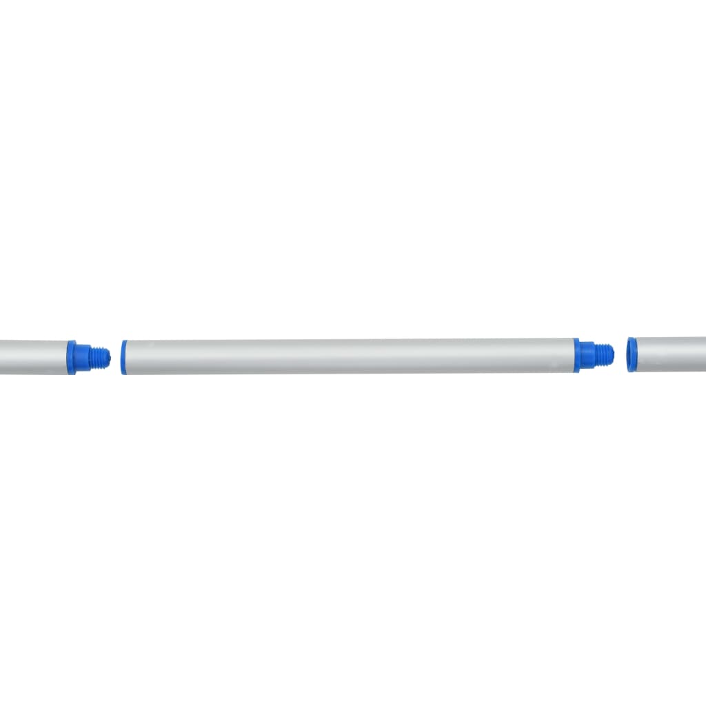 Detail van de verstelbare aluminium steel van de vidaXL onderhoudsset voor zwembad.