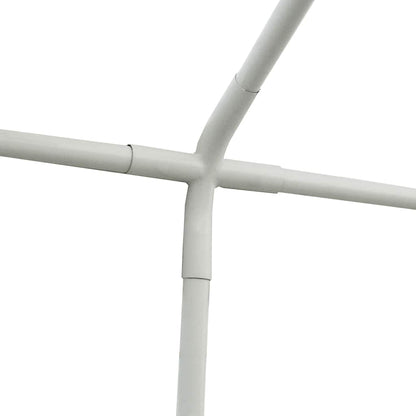 Detail van het duurzame roestvrijstalen frame van de vidaXL partytent.