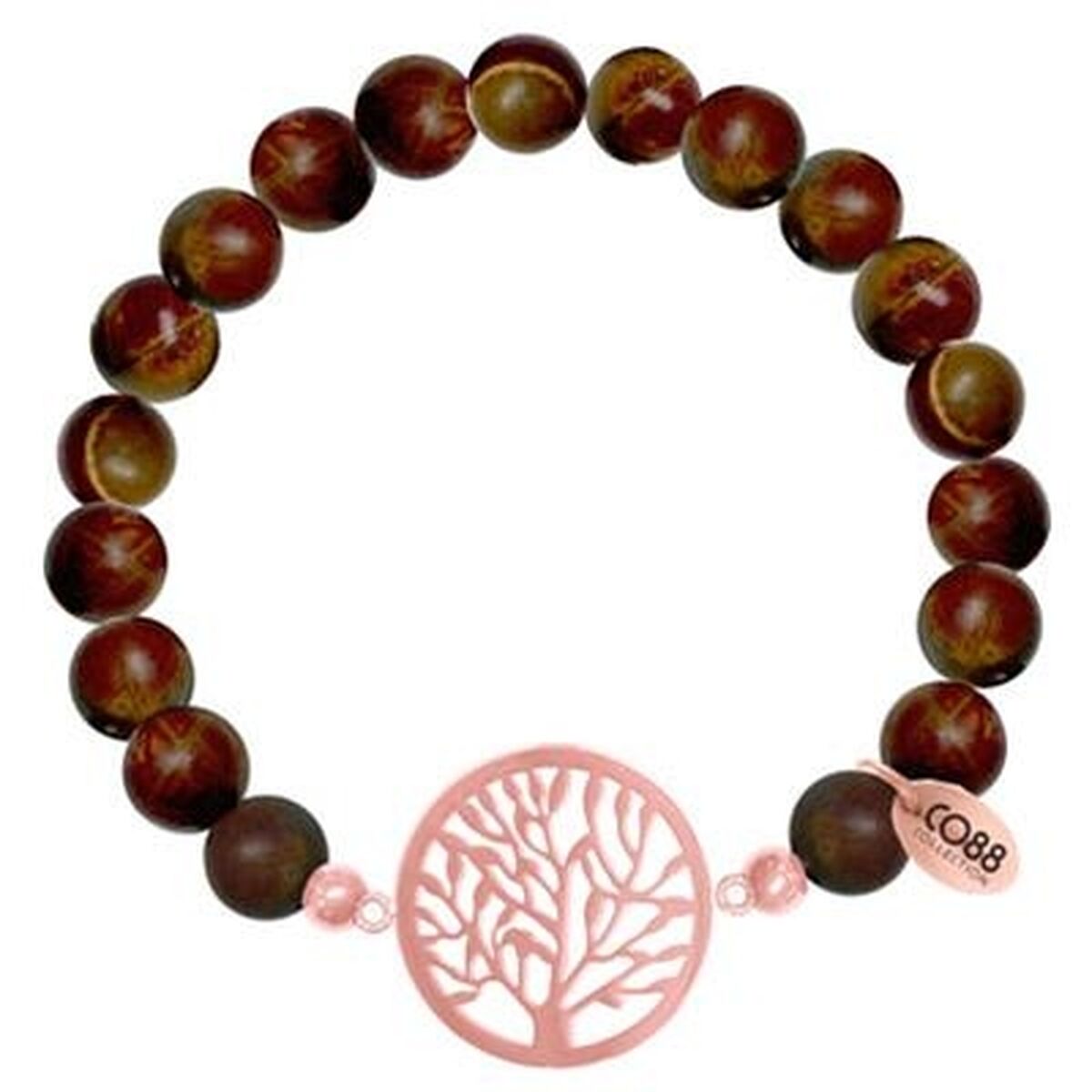 Bruine CO88 Collection armband met elegant design en een opvallende boomhanger.
