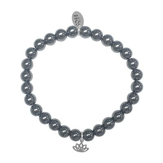 Multicolor CO88 Collection armband met uniek ontwerp en lotusdetail.