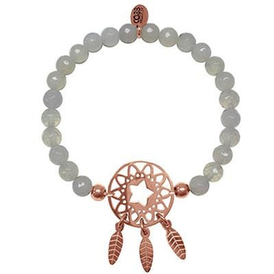 Multicolour CO88 Collection armband met verstelbare sluiting en dromenvangerontwerp.