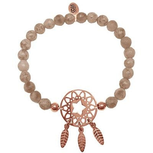 Multicolour CO88 Collection armband met een verfijnd ontwerp en een sterrenhanger.