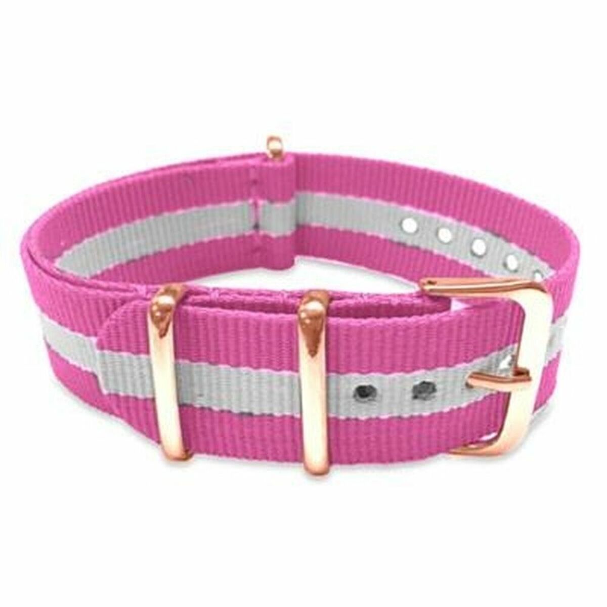 Elegante CO88 Collection armband voor dames in roze met gouden sluiting.