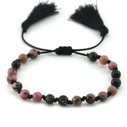 Multicolour CO88 Collection armband voor dames, lichtgewicht met stevige zwarte sluiting.