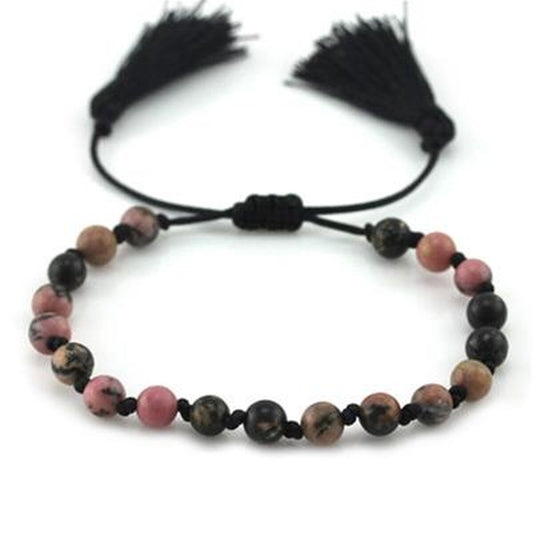 Multicolour CO88 Collection armband voor dames, lichtgewicht met stevige zwarte sluiting.