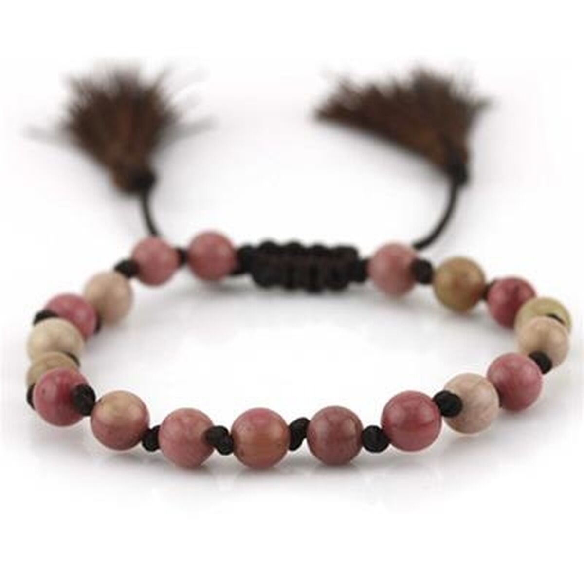 Multicolour CO88 Collection armband voor dames met unieke kralen en franjes.
