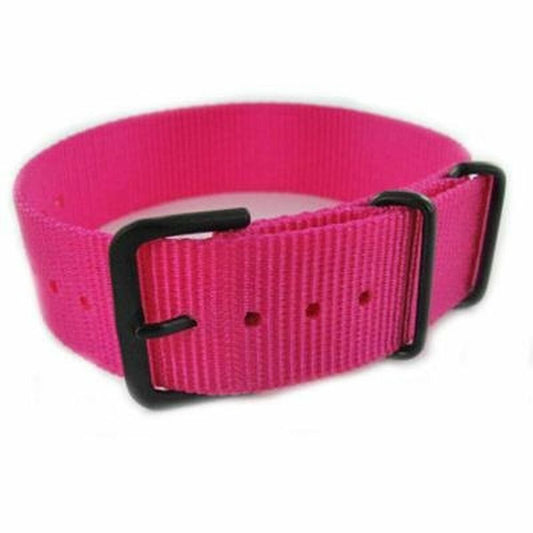 Stijlvolle fuchsia CO88 Collection armband voor dames met zwarte sluiting.